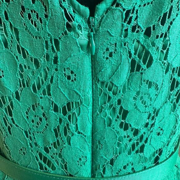 Jessica Howard Green Lace Dress size 16 - Picture 9 of 14